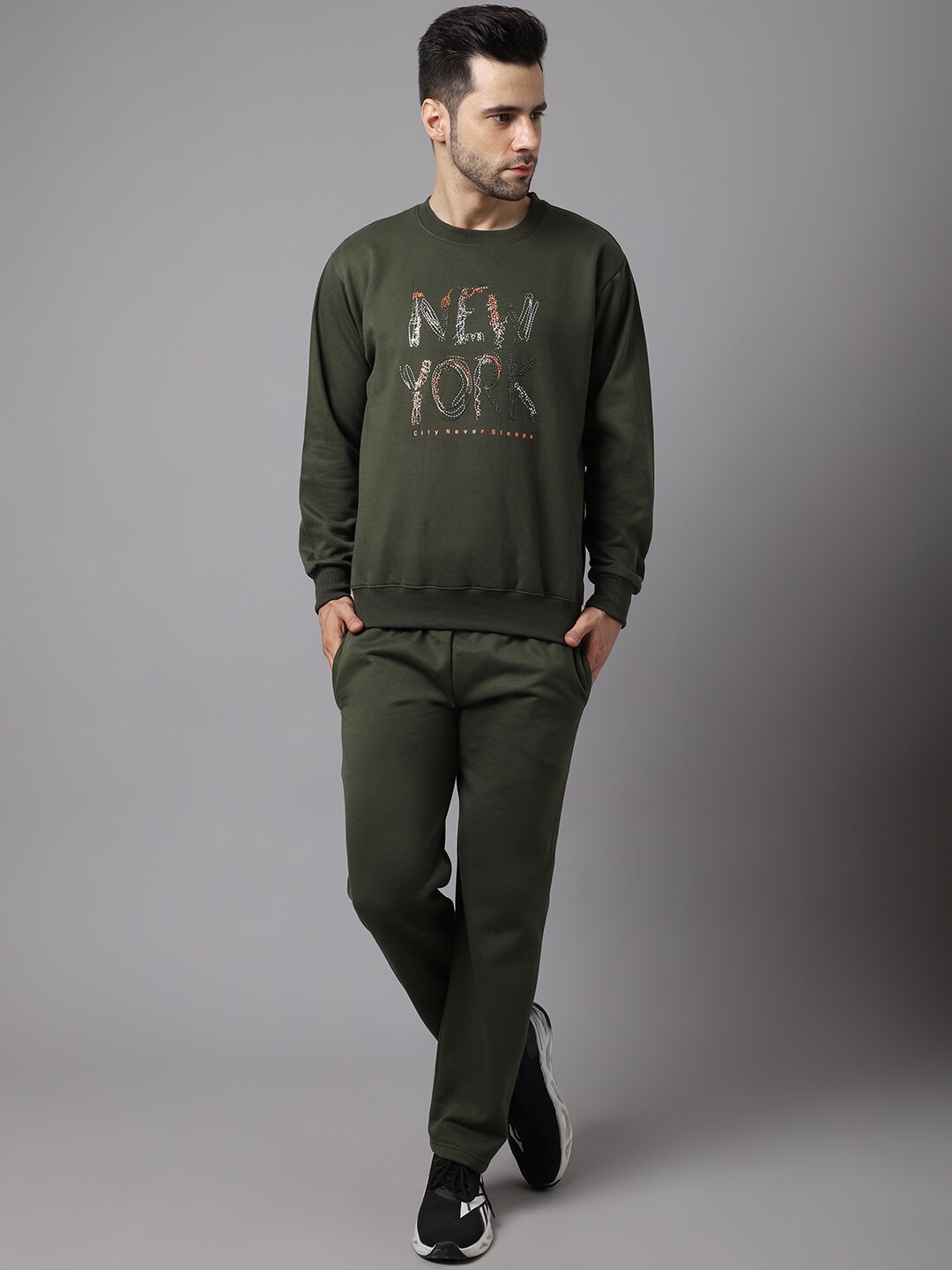 Olive green sweatsuit mens online