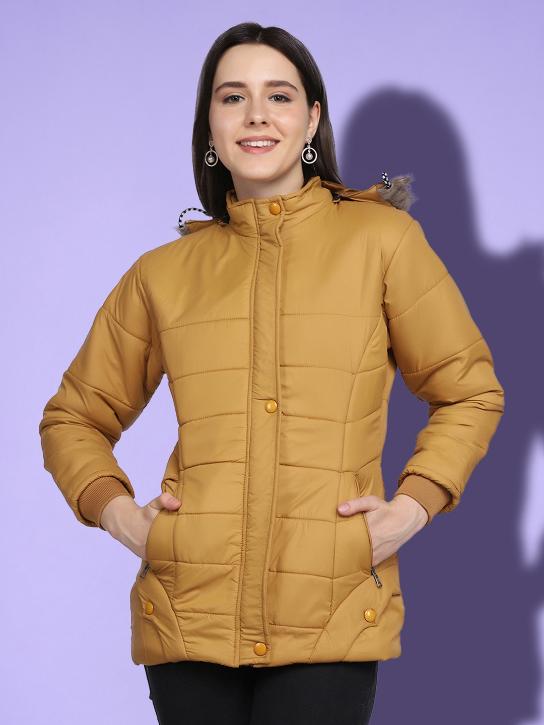 Buy BUY NEW TREND Women Yellow Lightweight Longline Quilted Jacket Jackets for Women 20069068 Myntra