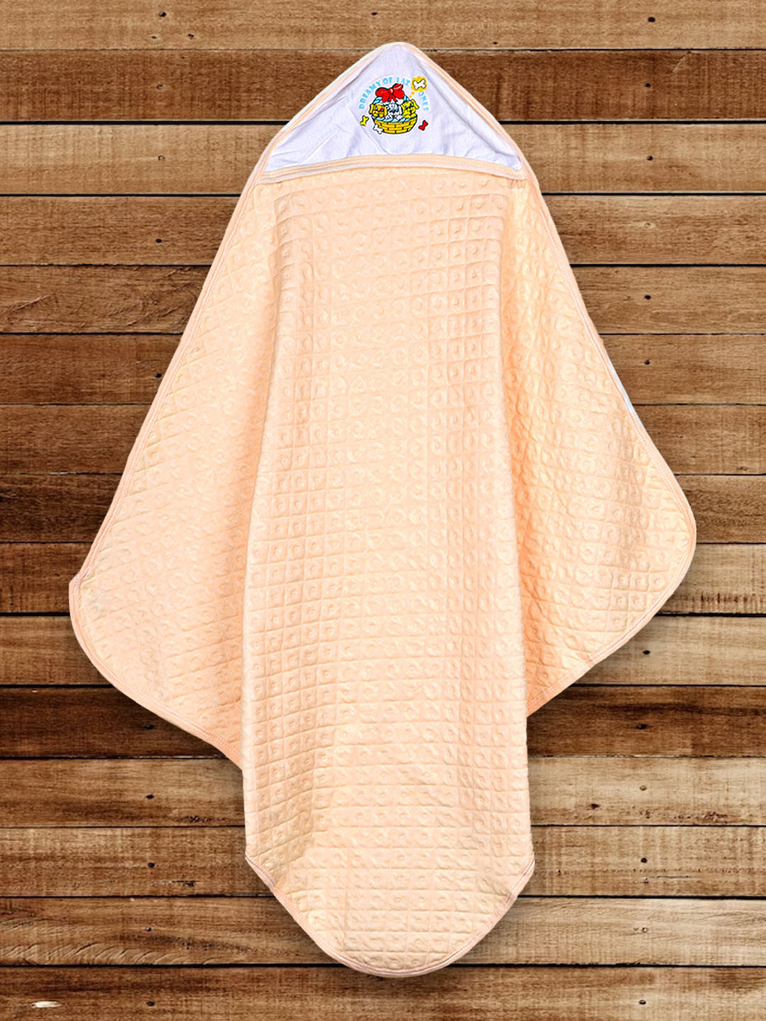 Moms Home Super Soft & Absorbent Organic Cotton 300GSM Baby Thin Bath Towel-30x30In