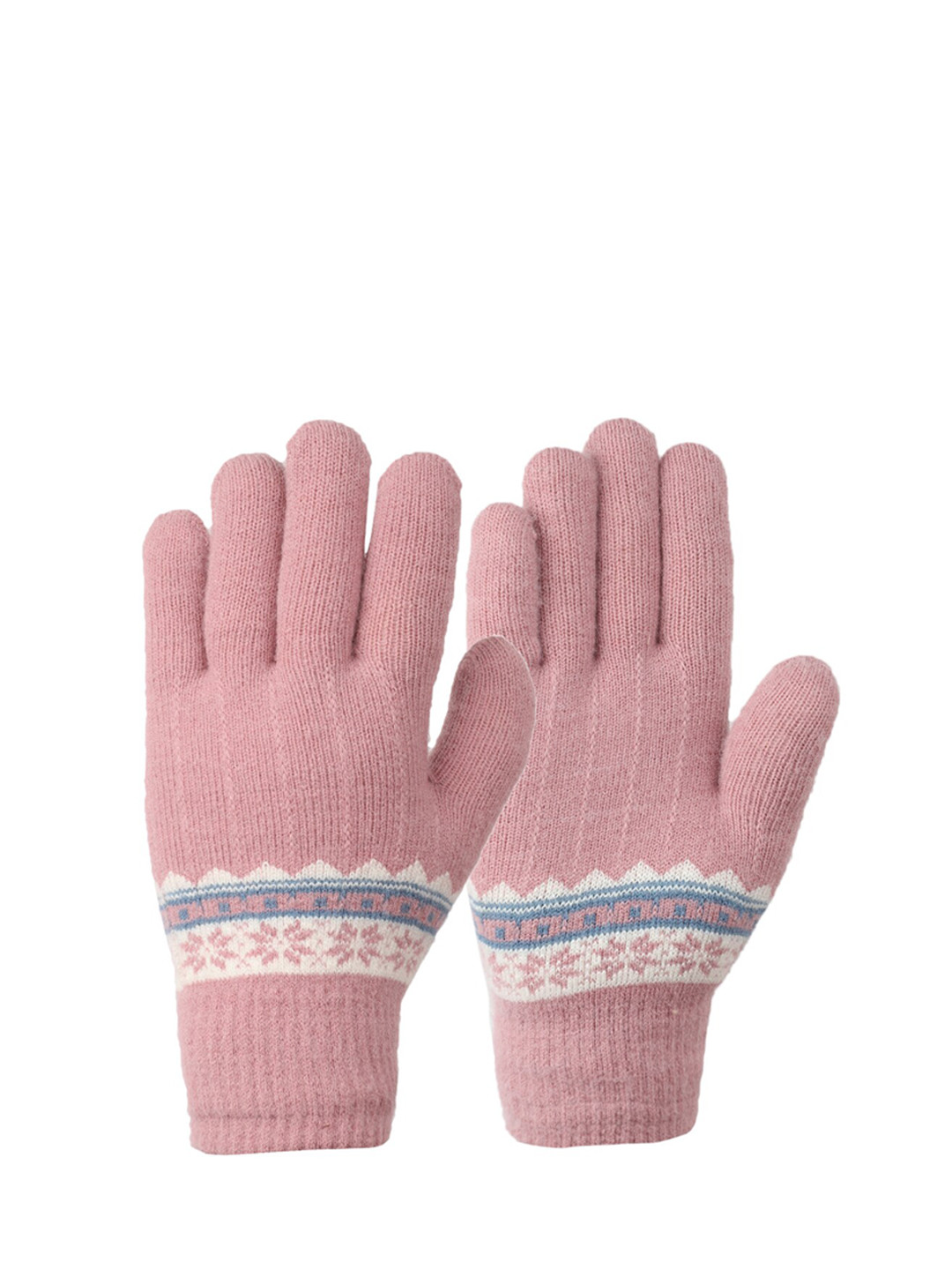 ELLIS Women Pink Solid Gloves