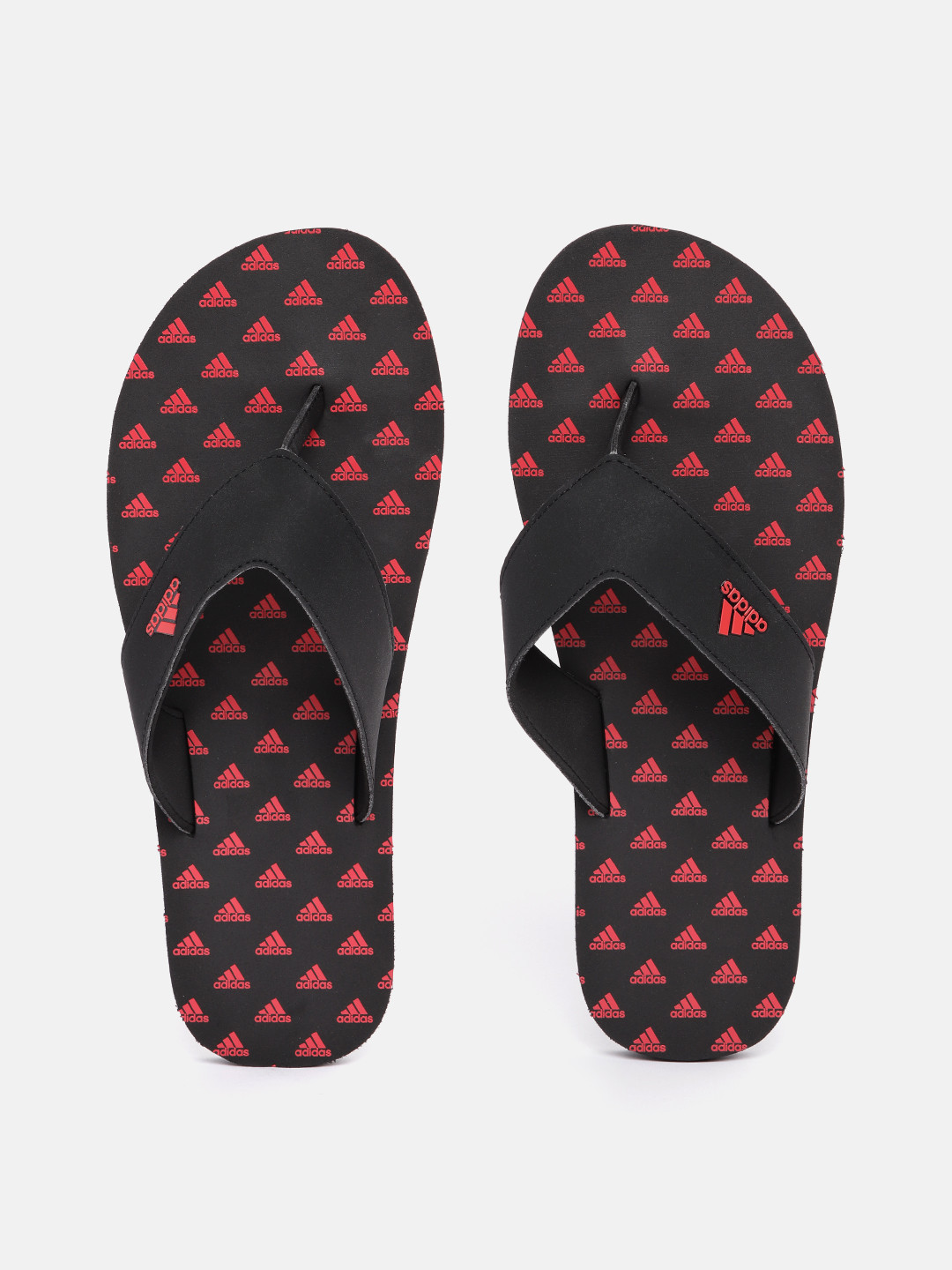 ADIDAS Men Brand Logo Printed Thong Flip-Flops