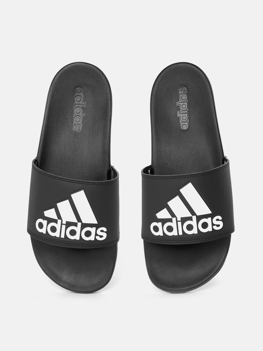 ADIDAS Unisex Brand Logo Embossed Adilette Comfort Sliders
