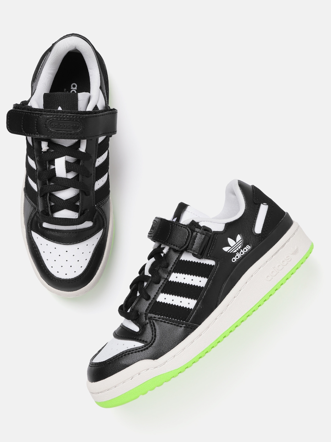 ADIDAS Originals Women Colourblocked Perforated Forum Low Sneakers