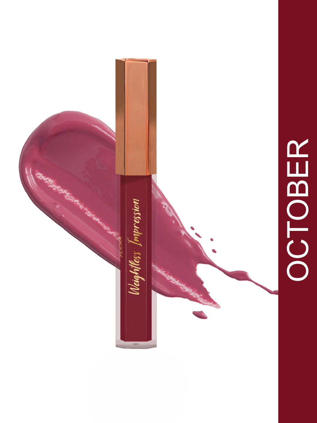 FLiCKA Weightless Impression Matte Finish Liquid Lipstick 1.6 ml - October 10