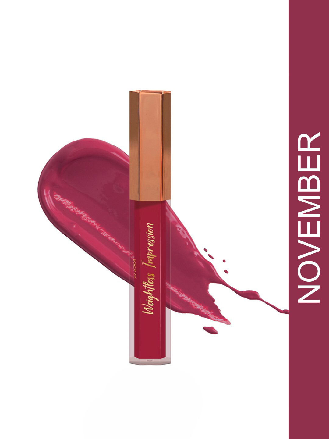 FLiCKA Weightless Impression Matte Finish Liquid Lipstick 1.6 ml - November 11