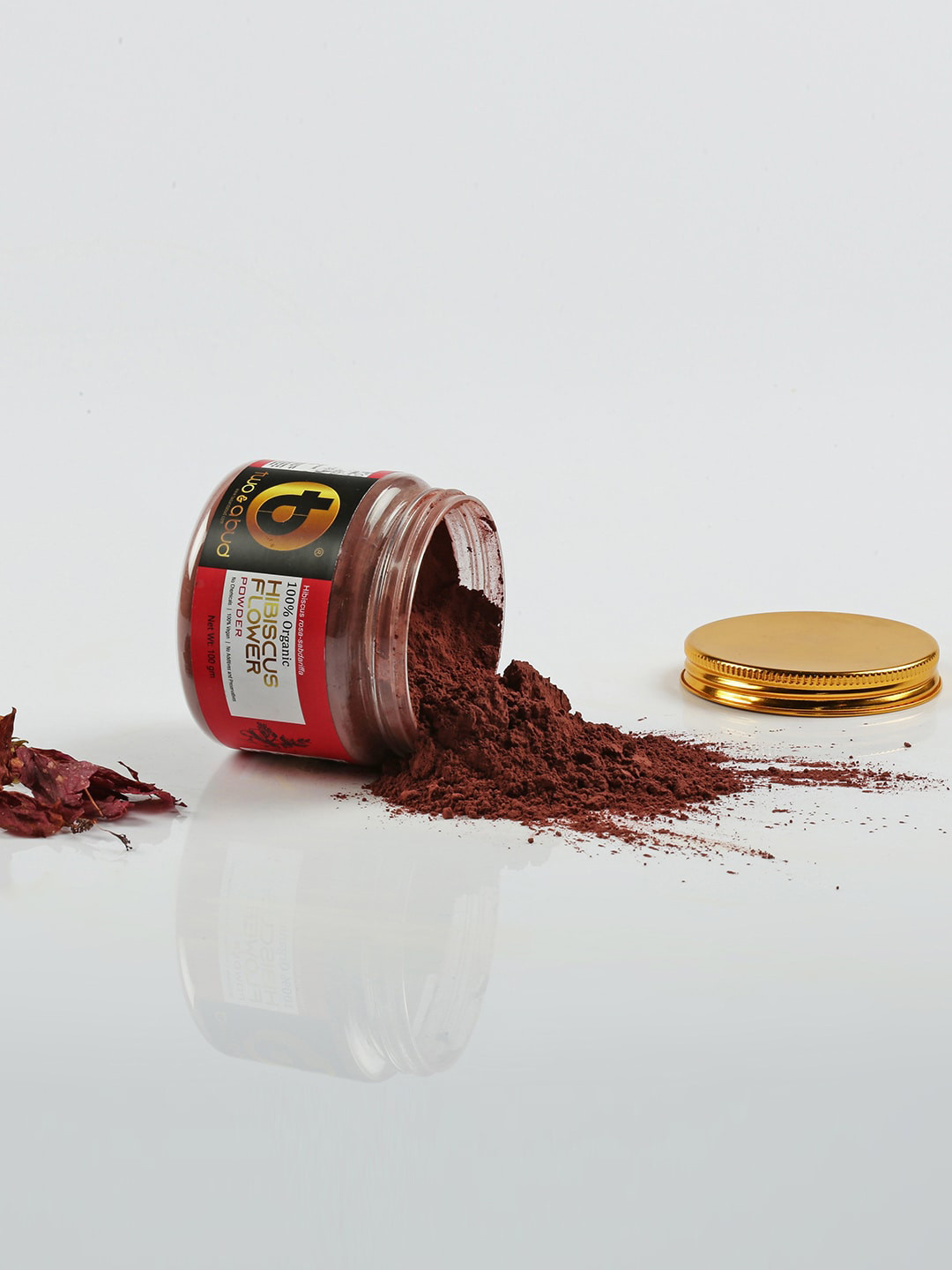 Two & A Bud 100% Organic Hibiscus Flower Powder 100g