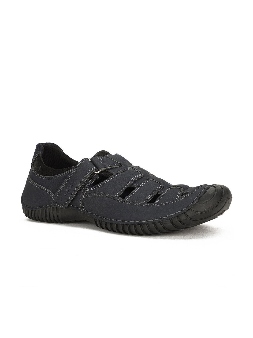Bata Men Blue PU Fisherman Sandals