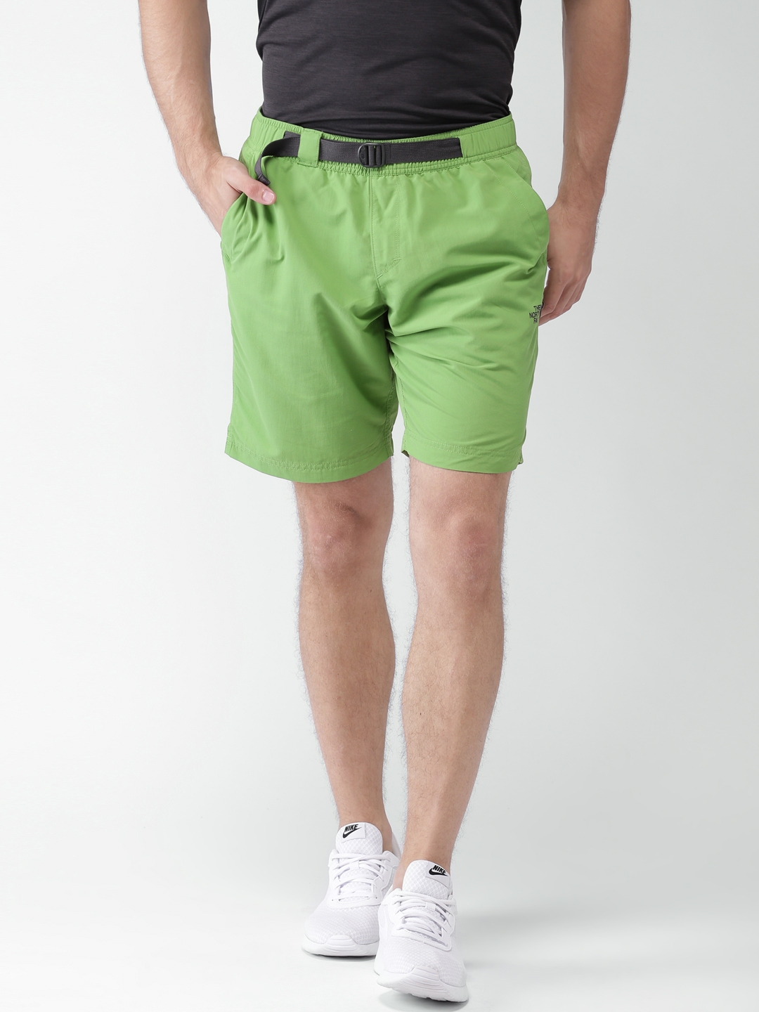 North face discount green shorts