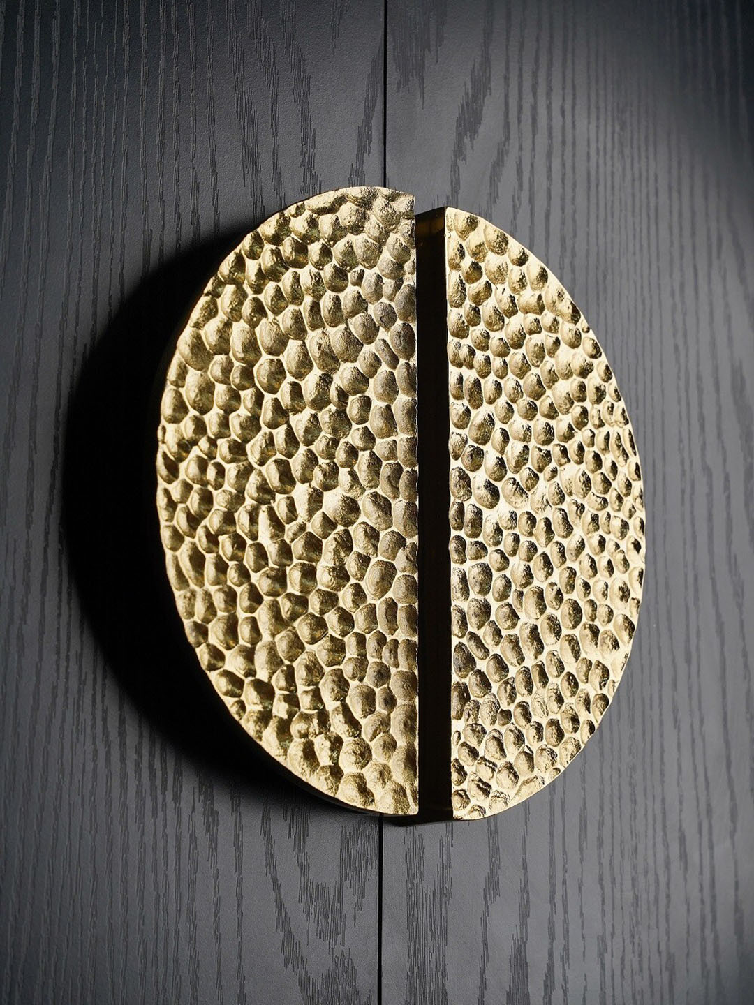 Folkstorys Gold-Toned Textured Wardrobe Door Handle