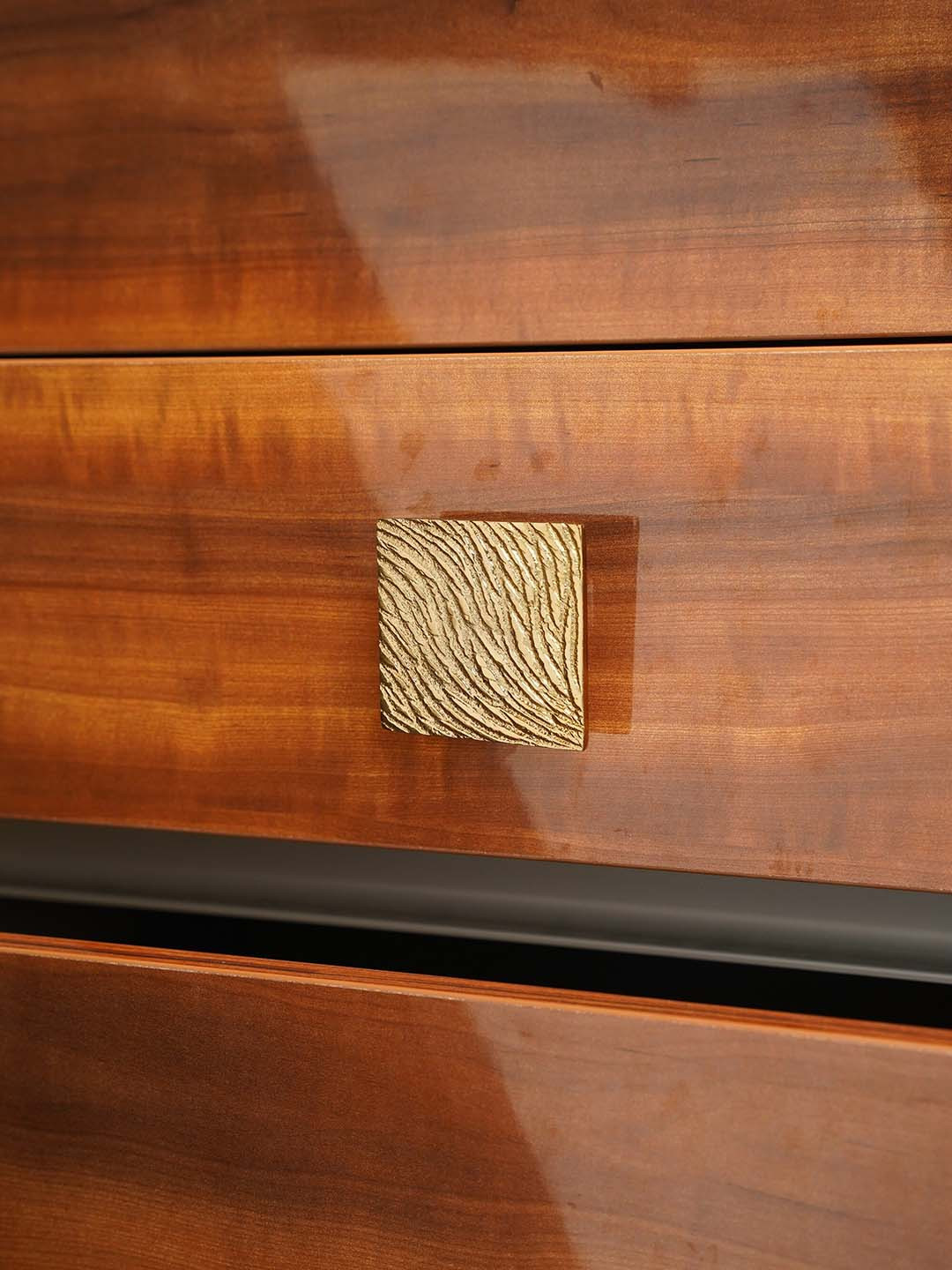 Folkstorys Gold-Toned Solid Metal Drawer Knob