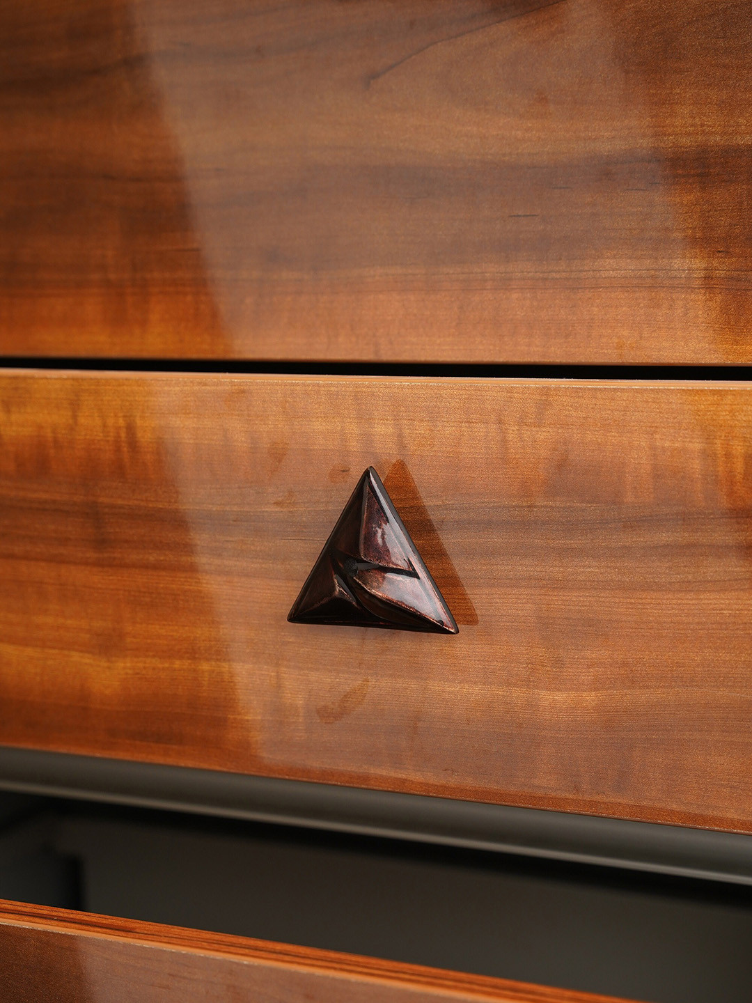 Folkstorys Brown Metal Mountain Interior Cabinet Drawer Knobs