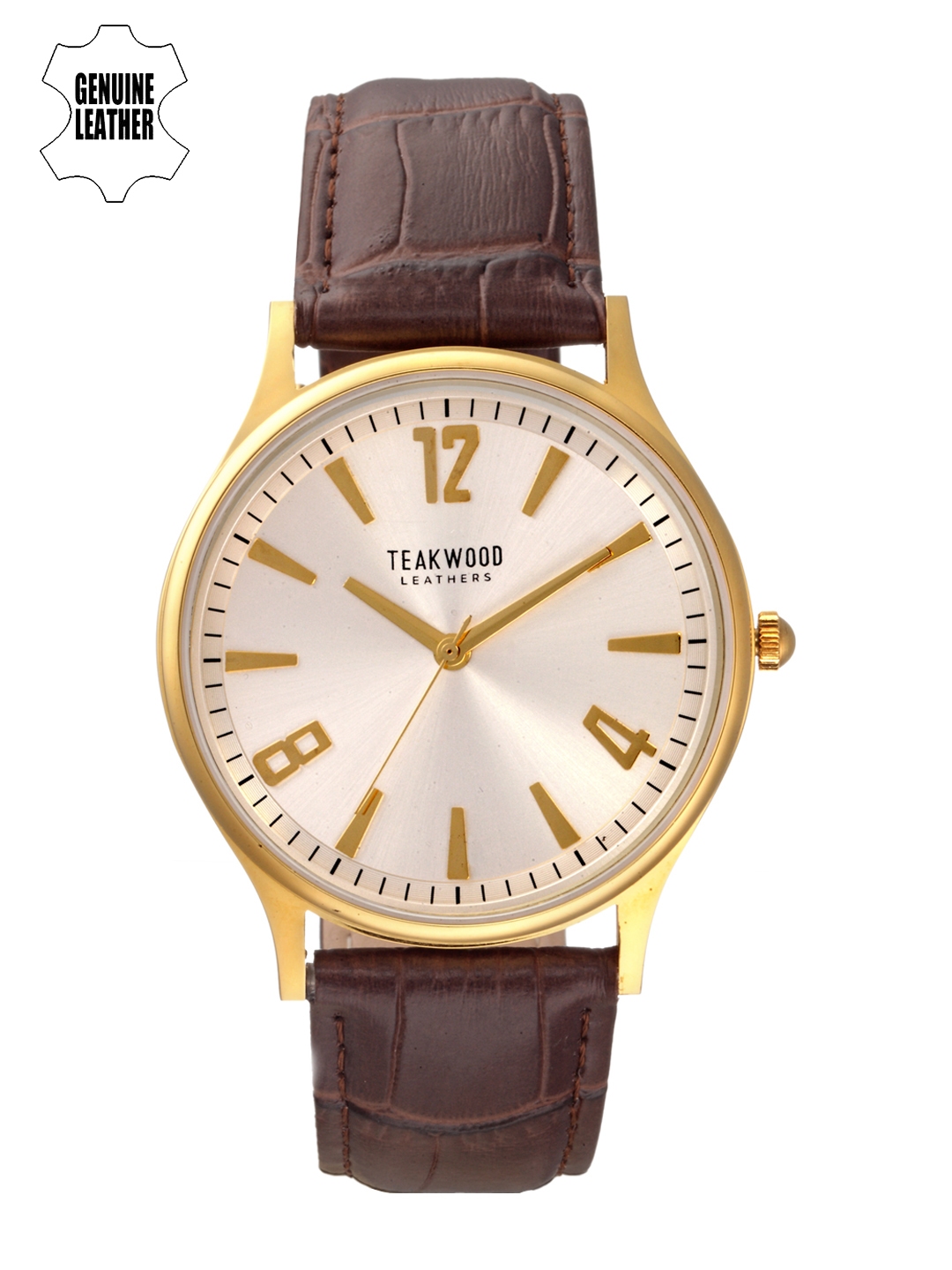 Buy Teakwood Leathers Men Silver Toned Analogue Watch WTH A 06 Watches for Men 2009298 Myntra