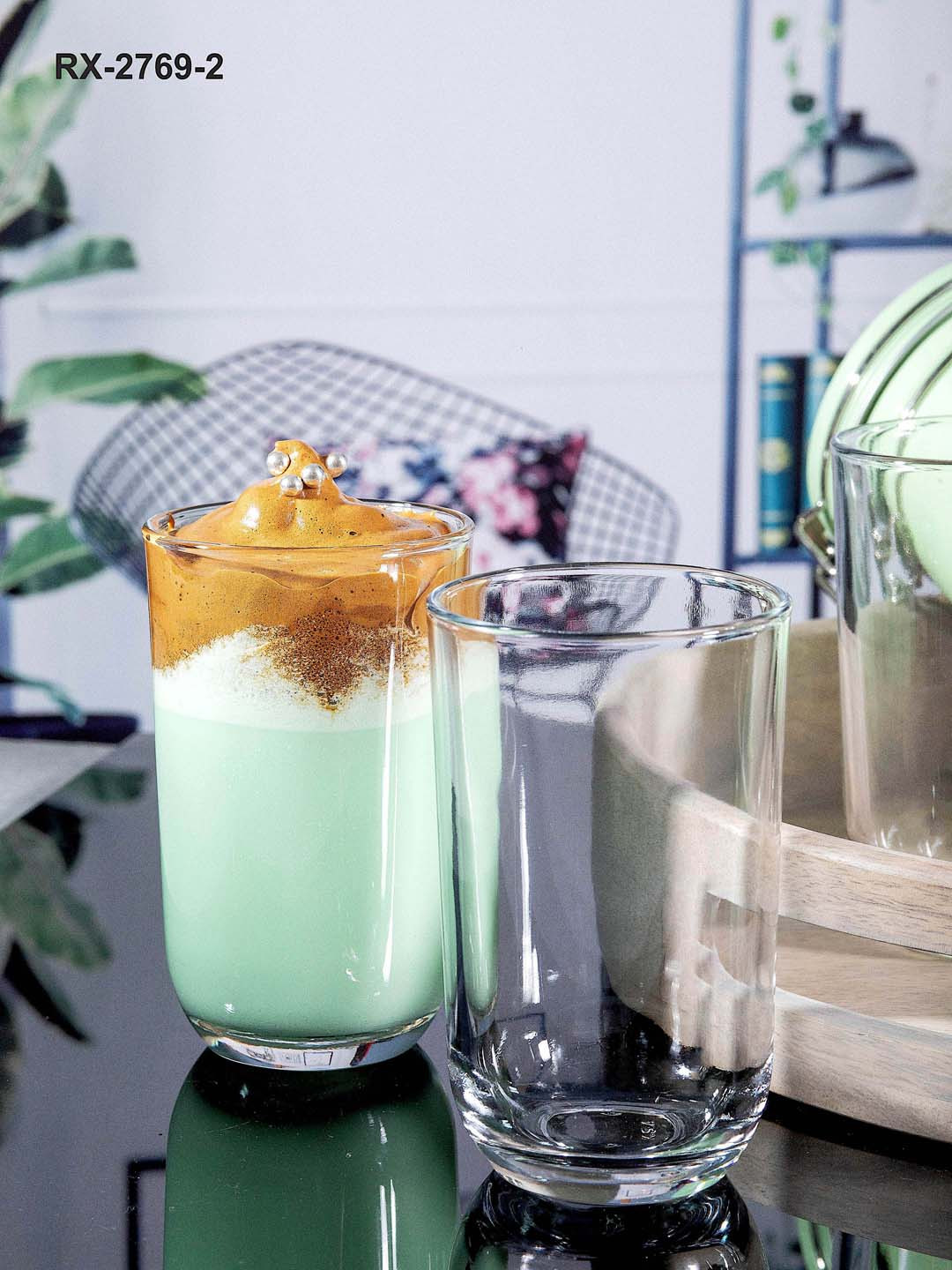 Roxx Set of 12 Transparent Glass Tumbler 295 ML Each