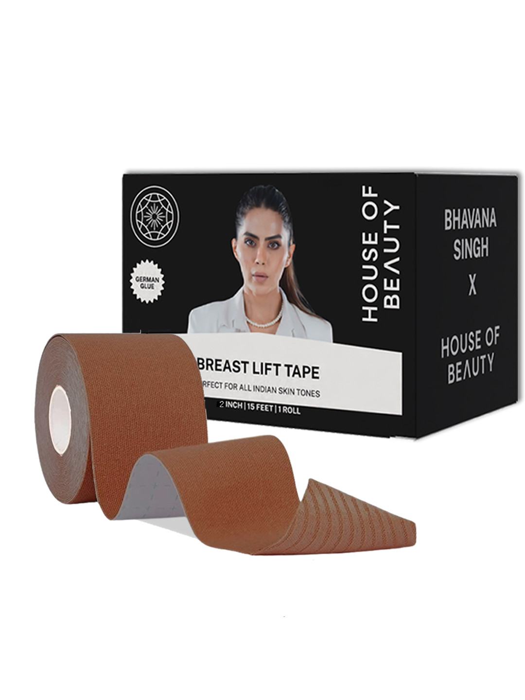 House of Beauty Breast Lift Tape - Dark 2 Inches