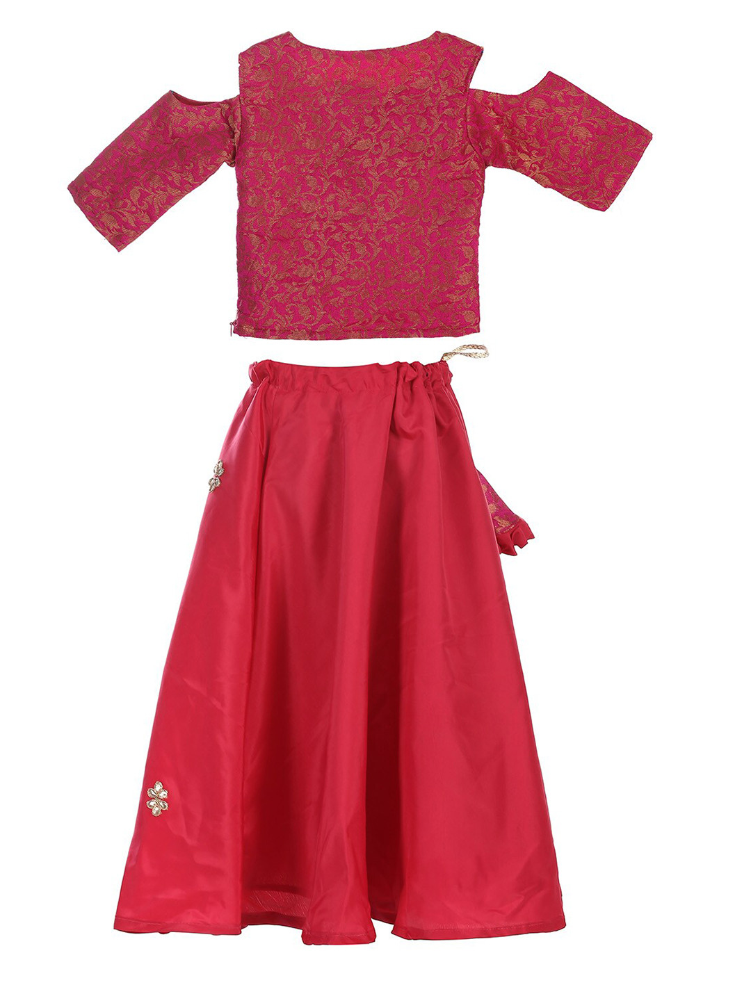 Samsara Couture Magenta Net Dress