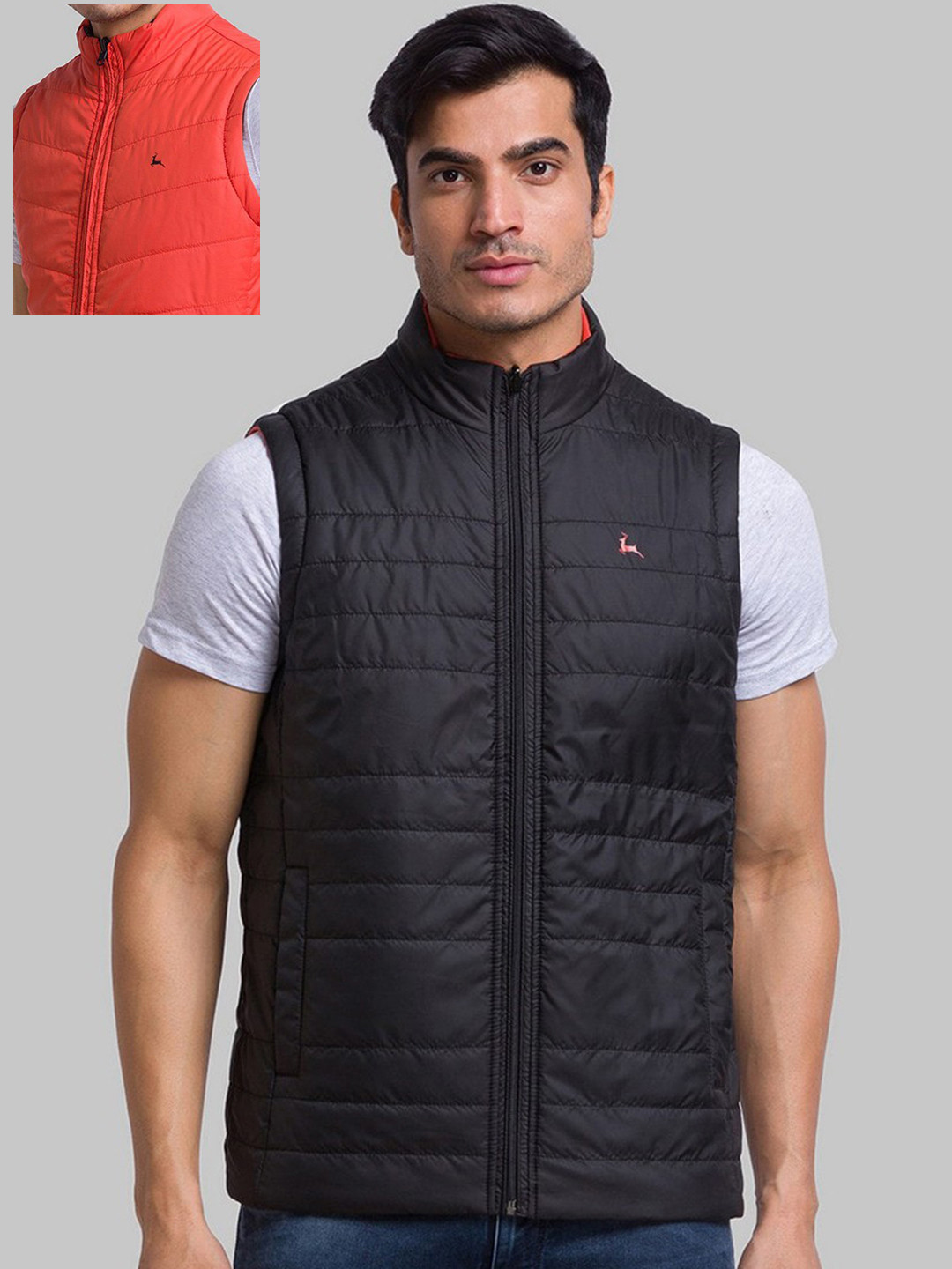 Parx Men Black Puffer Jacket