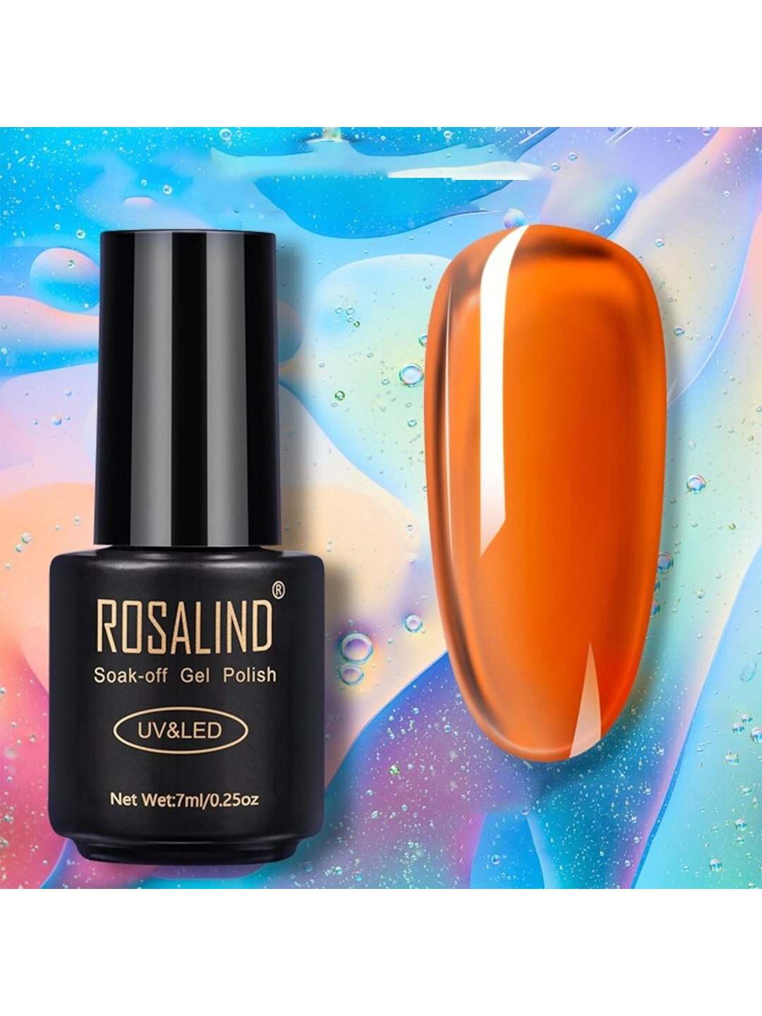 ROSALIND UV & LED Soak-Off Long-Lasting Gel Nail Polish 7 ml -Shade-Q09