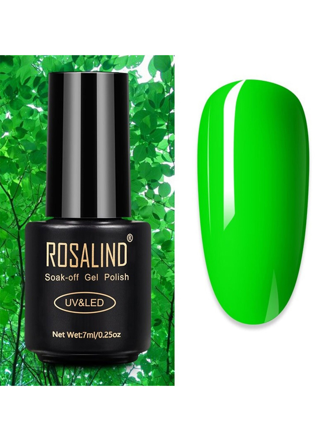 ROSALIND UV & LED Soak-Off Long-Lasting Gel Nail Polish 7 ml -Shade-A608