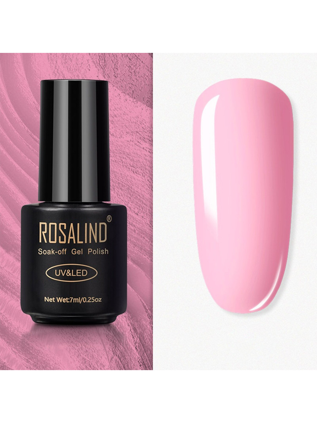ROSALIND Pink UV Gel Nail Polish 7ml