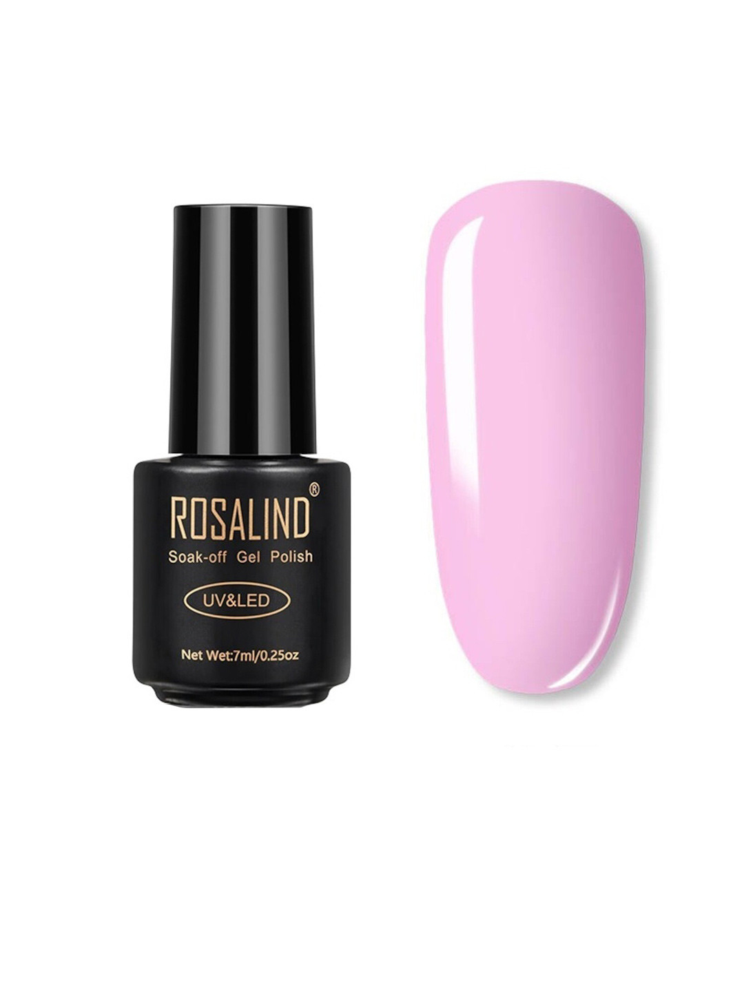 ROSALIND Pink Soak-Off UV Nail Gel Polish - RL-011 7 ml