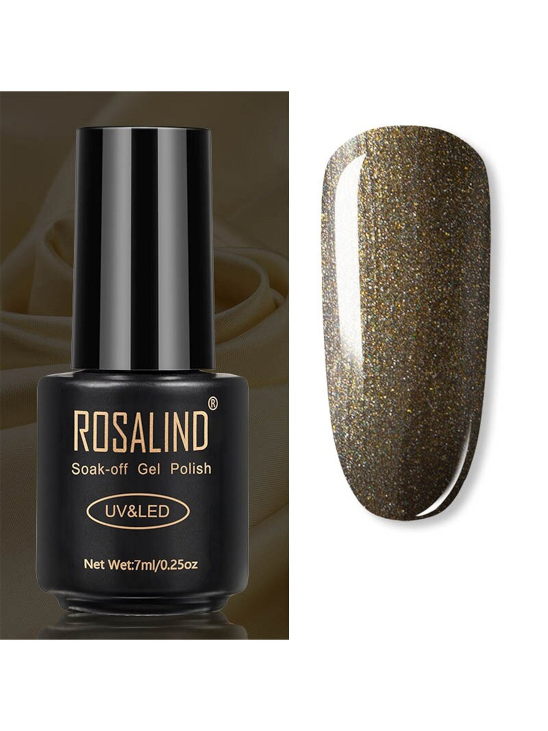 ROSALIND Gold-Toned UV Gel Nail Polish 7ml