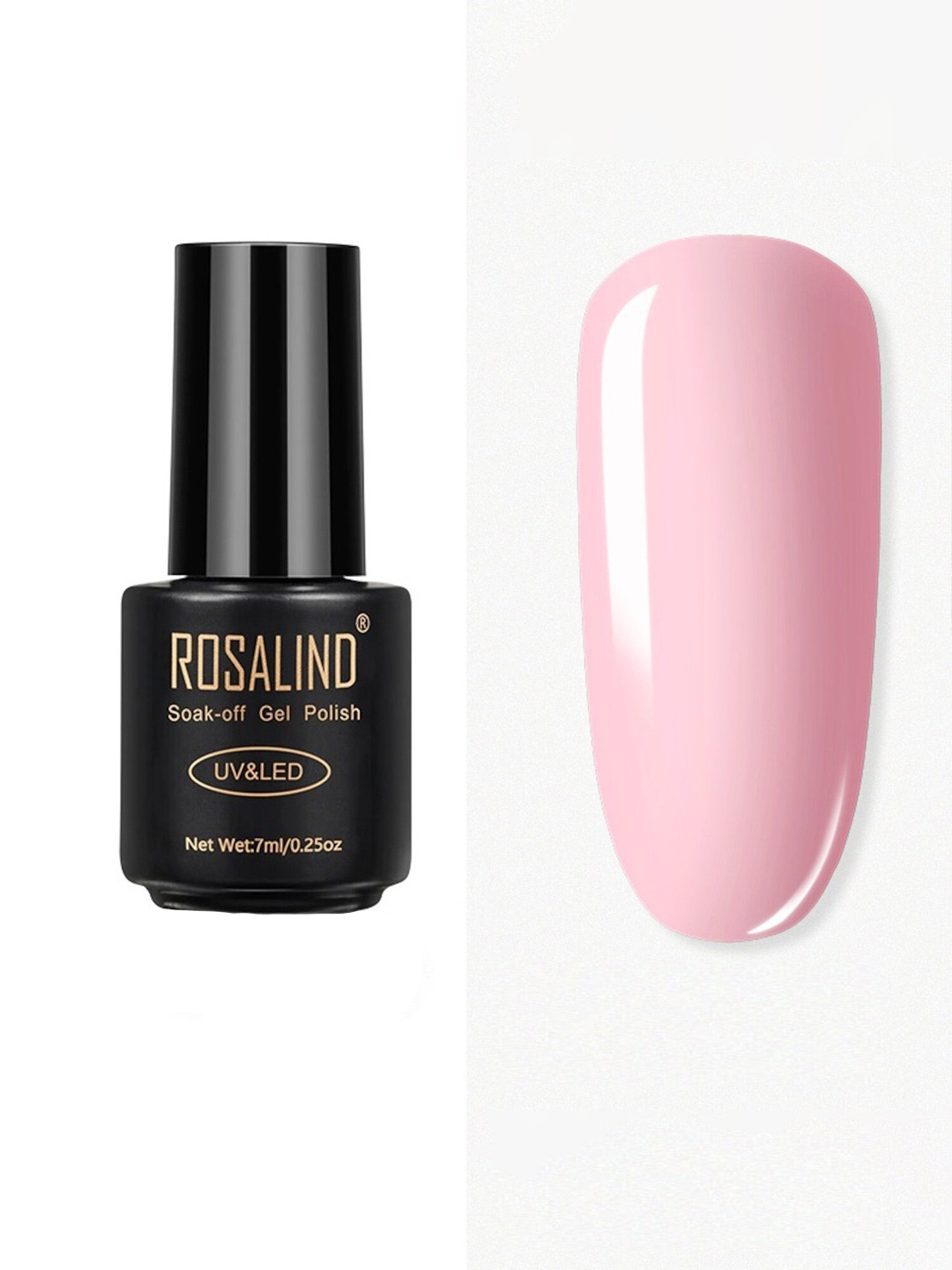 ROSALIND Pink UV Gel Nail Polish 7ml