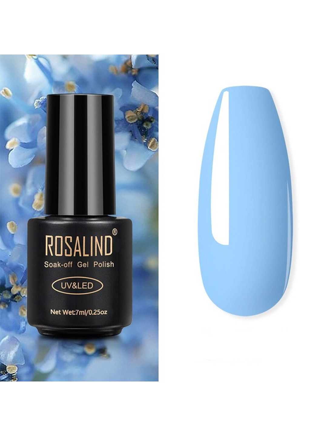 ROSALIND UV & LED Soak-Off Long-Lasting Gel Nail Polish 7 ml -Shade-1413