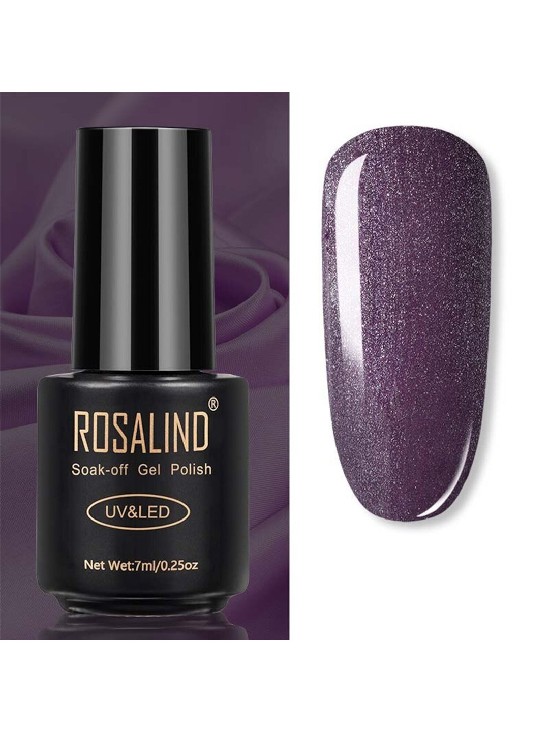 ROSALIND UV & LED Soak-Off Long-Lasting Gel Nail Polish 7 ml - Shade-017