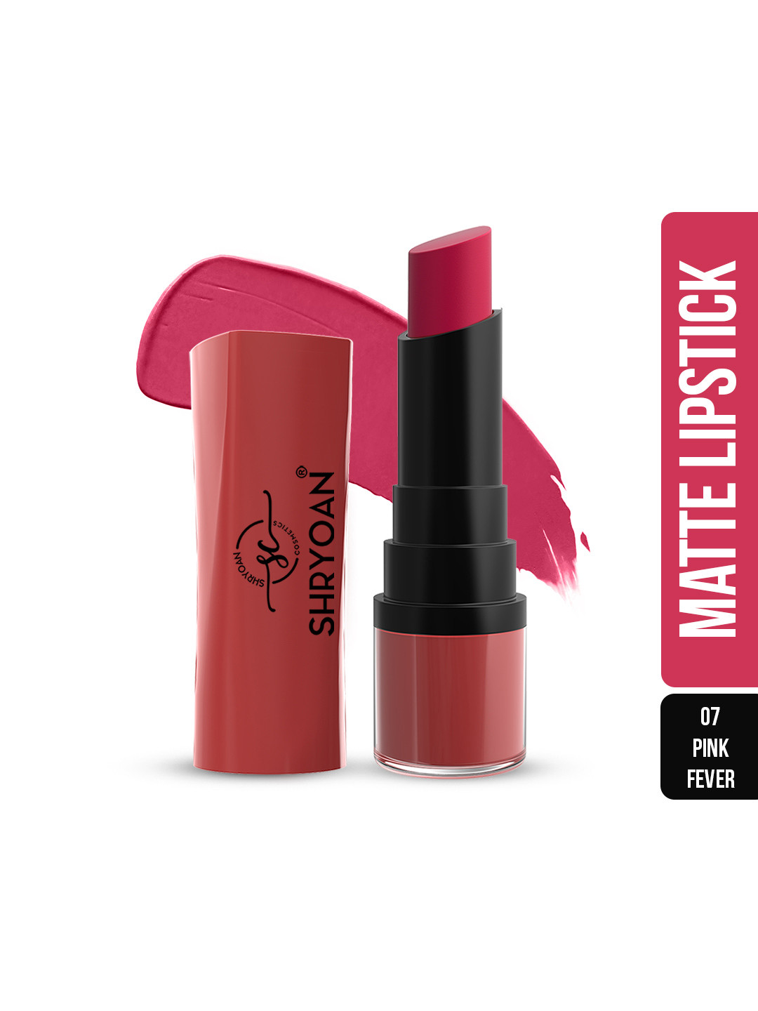 SHRYOAN Long-Lasting Lightweight Matte Lipstick 4.2 g-Pink Fever