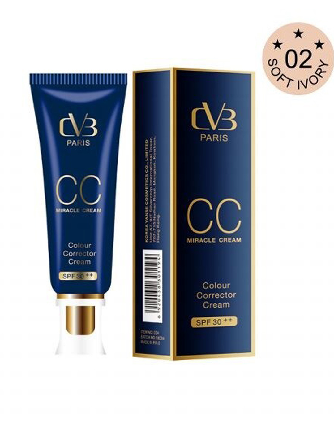 CVB CC Miracle Color Corrector SPF30+ Cream 50 g - Soft Ivory 2