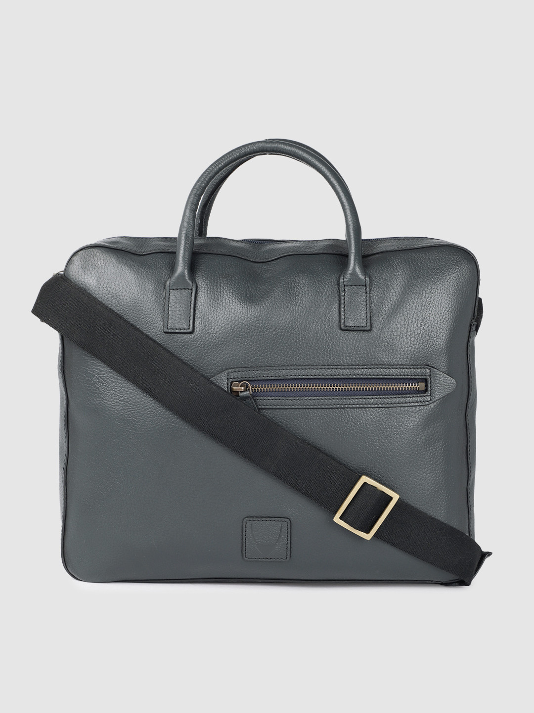 Hidesign Men Navy Blue Mackenzie Messenger Bag