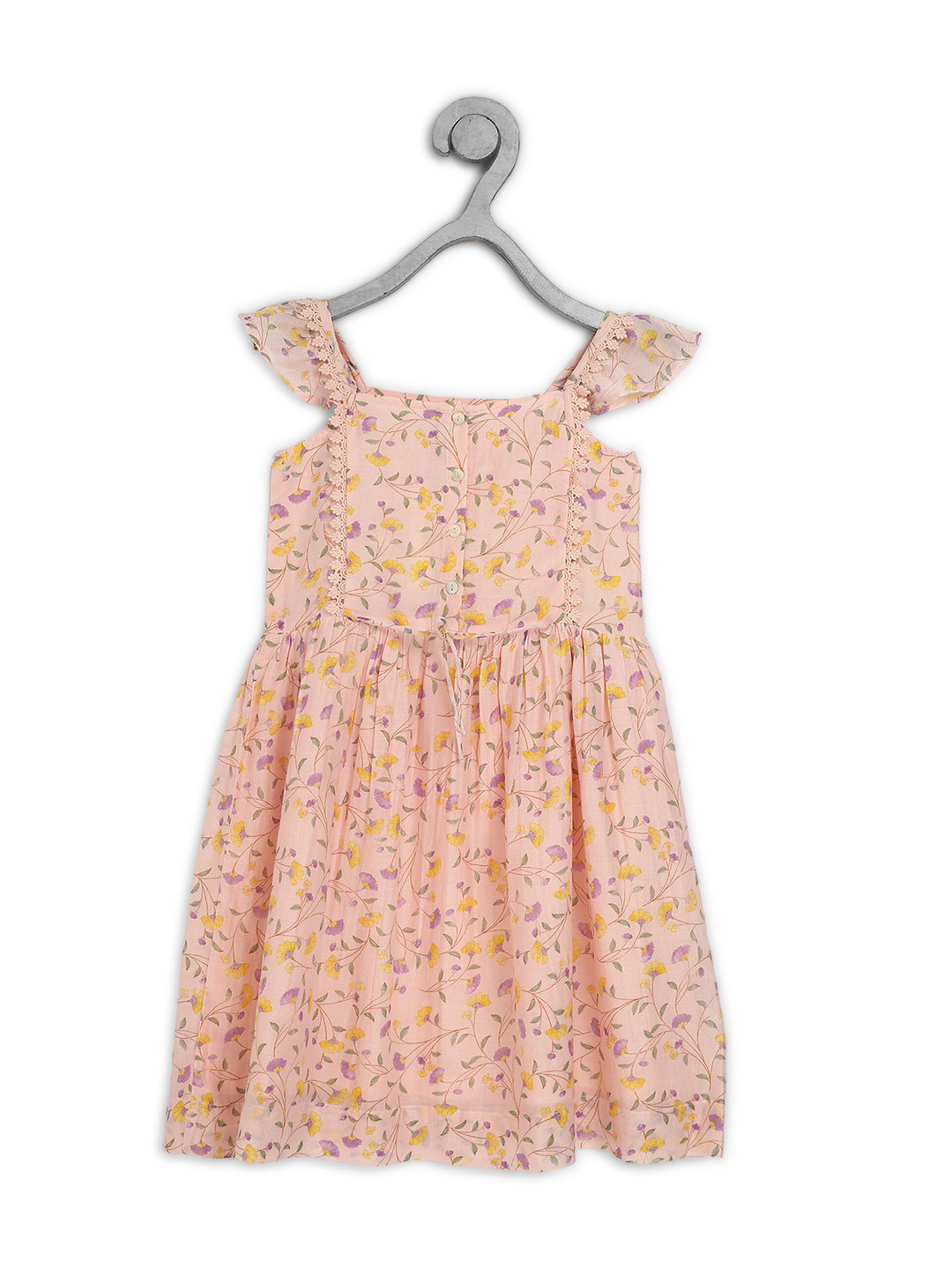 Ka-mee Pink Floral Dress