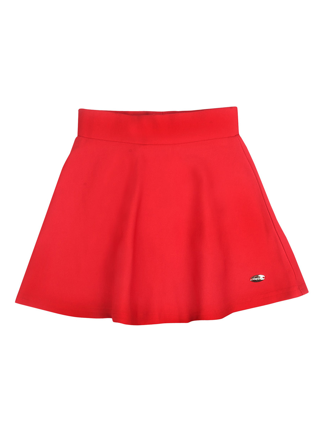 Tiny Girl Girls Red Solid A-Line Skirt