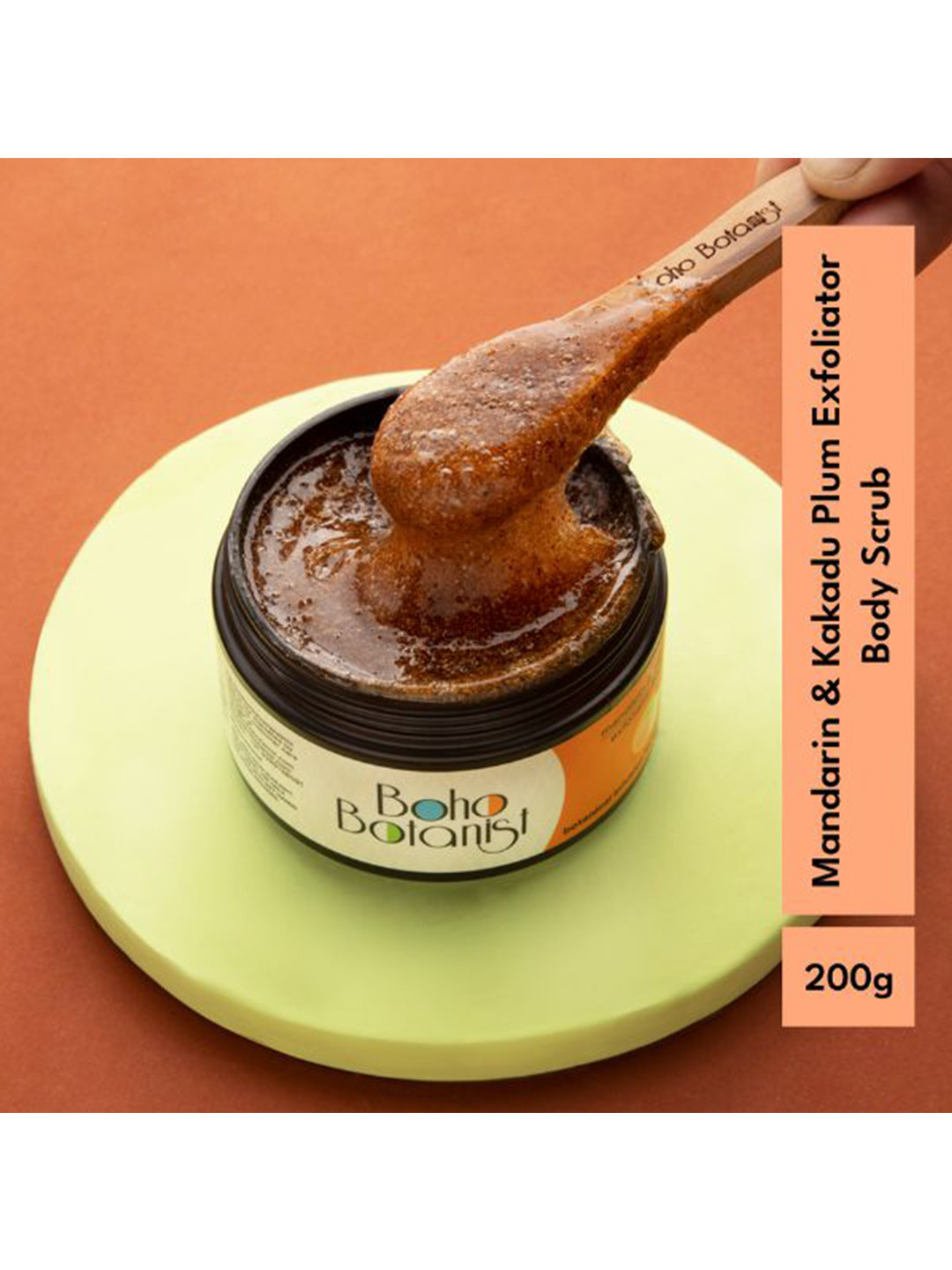 Boho Botanist Red Mandarin & Kakadu Plum Exfoliating Body Scrub - 200g