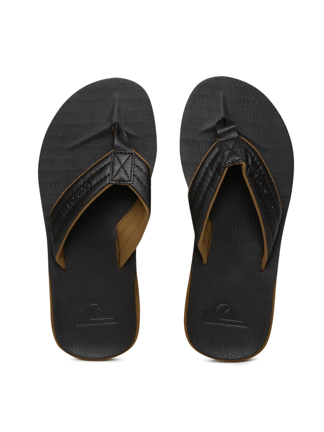 quiksilver leather flip flops