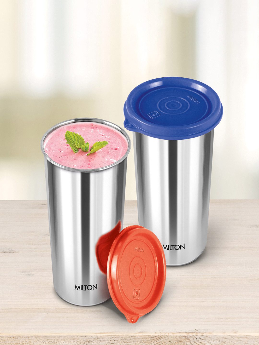 Milton Assorted Stainless Steel Tumbler With Lid- 530 ml