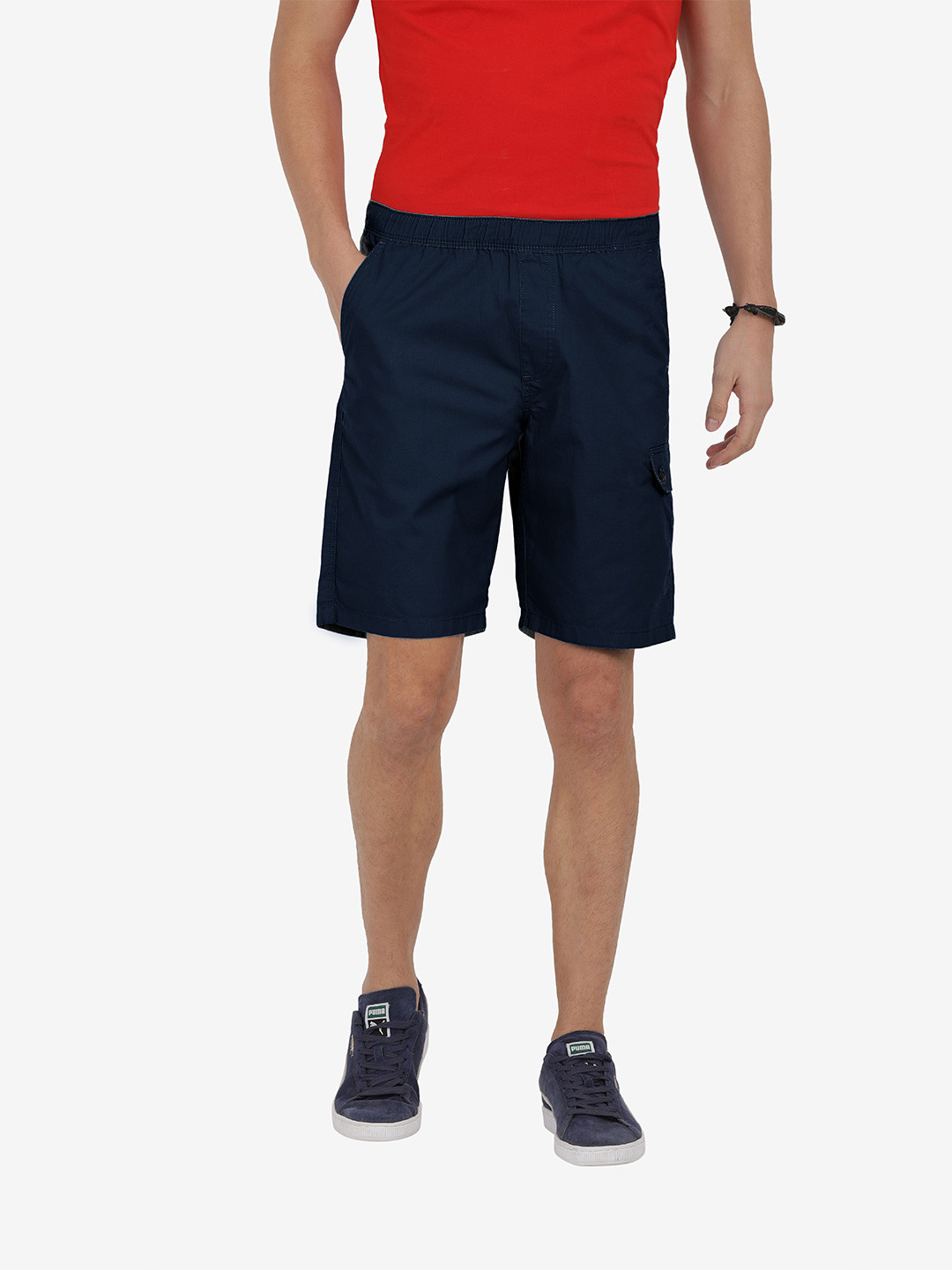 t-base Men Lounge Shorts- TRS-19600-Navy-28-Navy