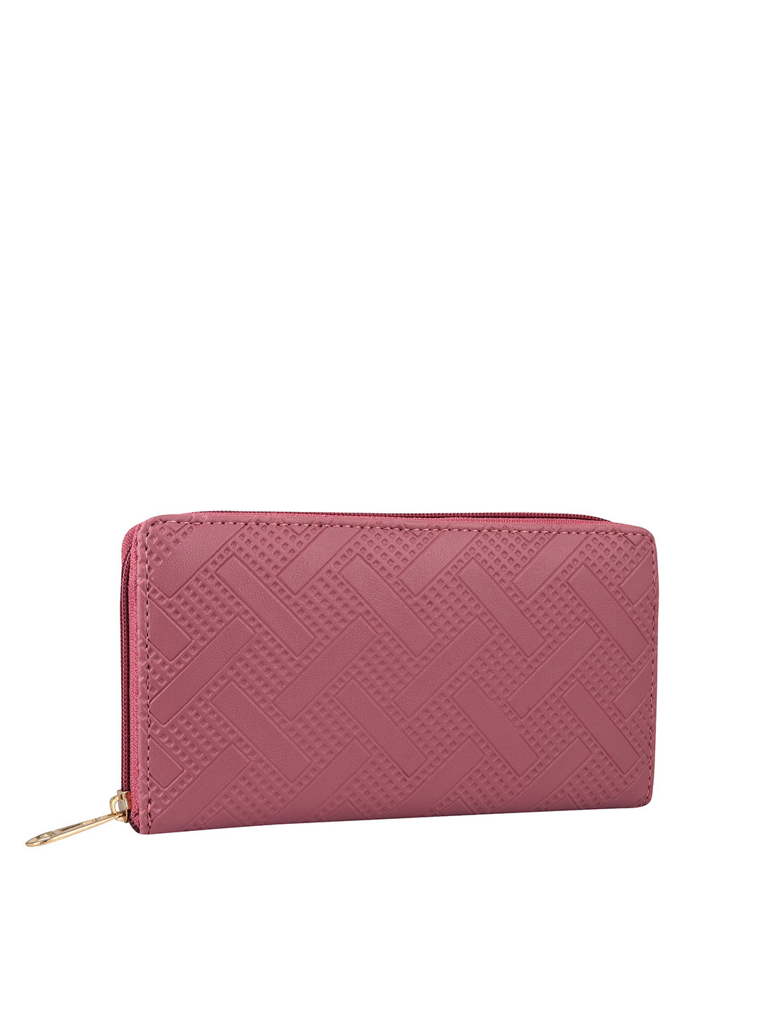 YESSBENZA Women Woven Design Zip Around Wallet