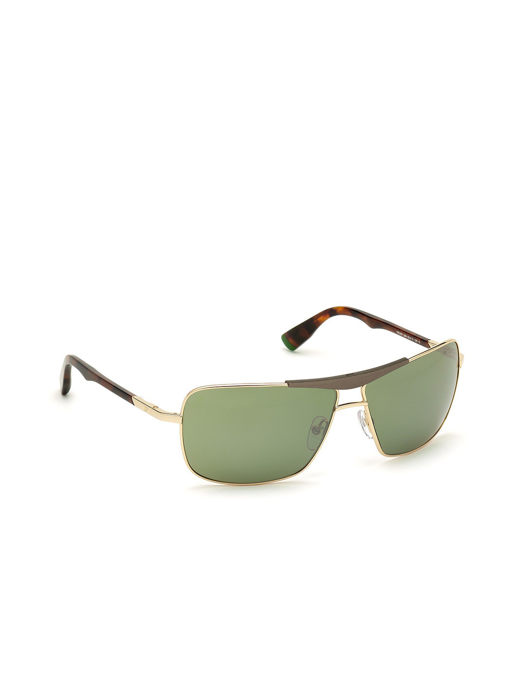 WEB EYEWEAR Unisex Rectangle Sunglasses WE0280 62 32N-Green