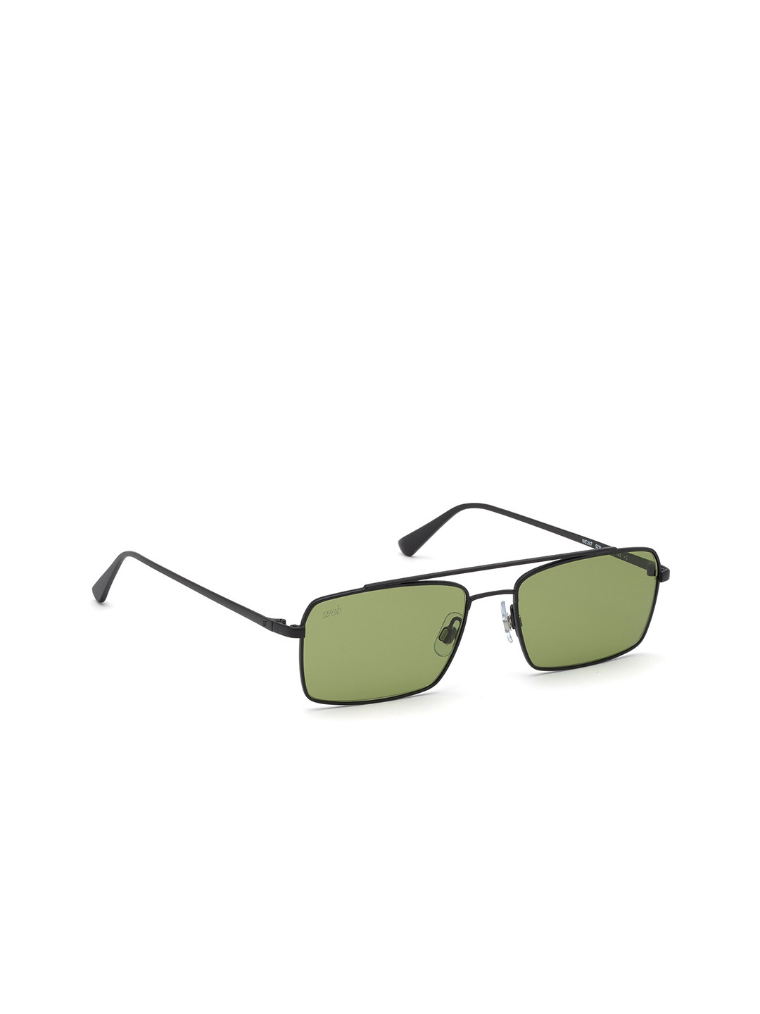 WEB EYEWEAR Men Rectangle Sunglasses WE0267 54 02N-Green