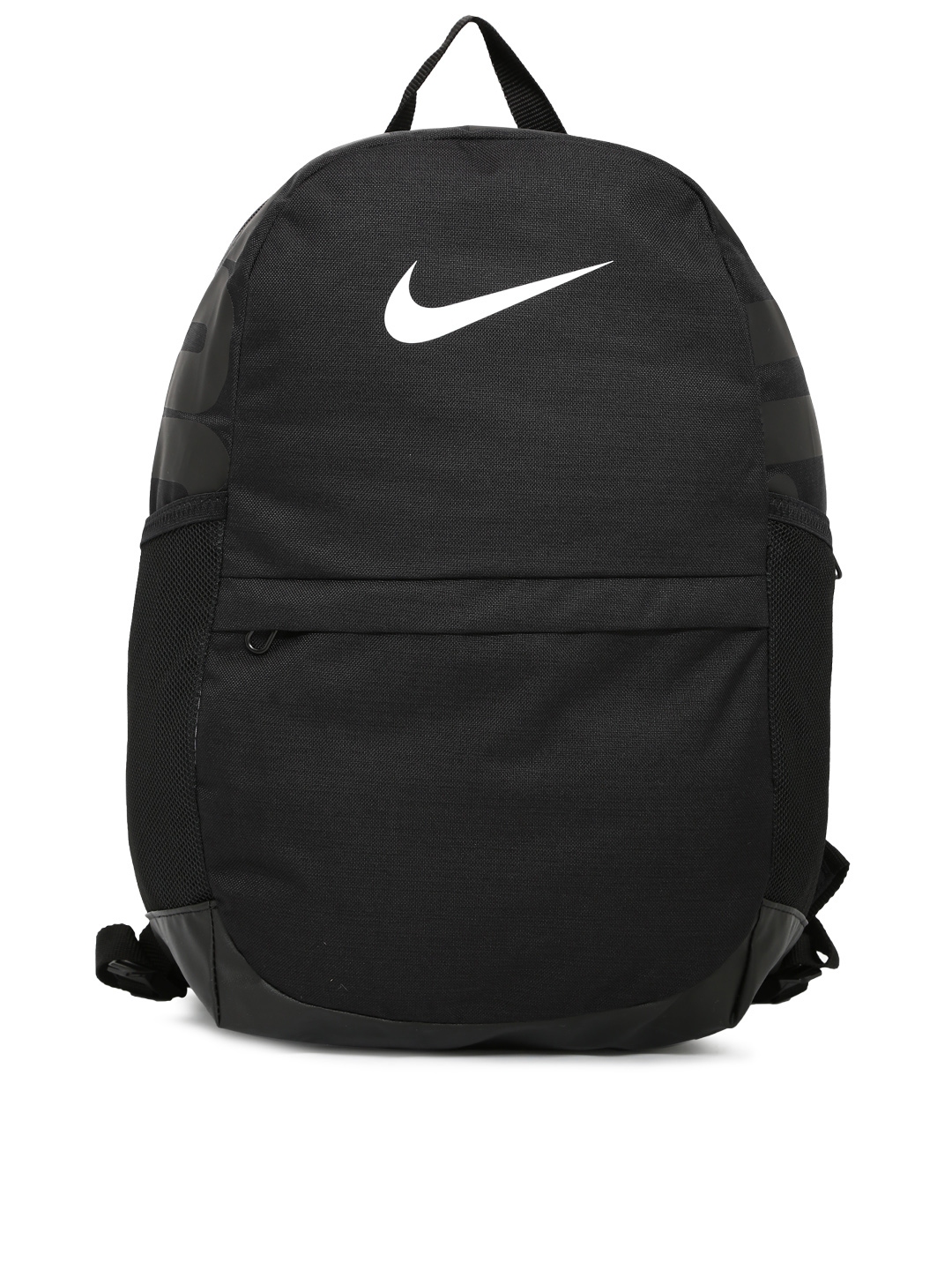 nike unisex black brand logo backpack