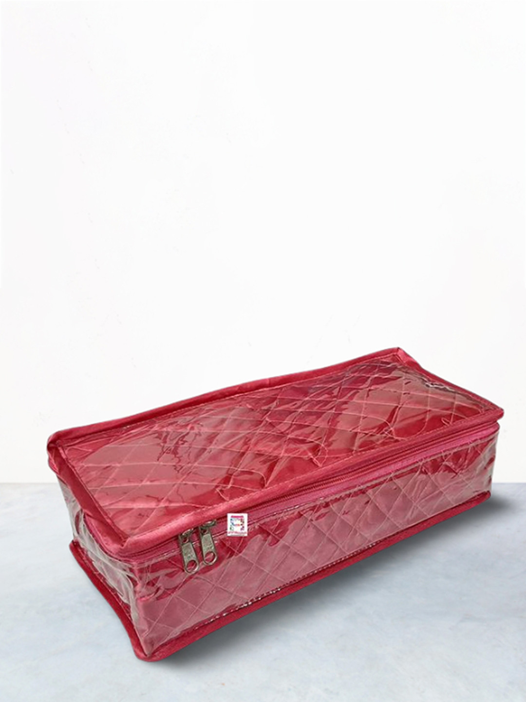 atorakushon Set Of 2 Pink Solid Jewelery Organisers