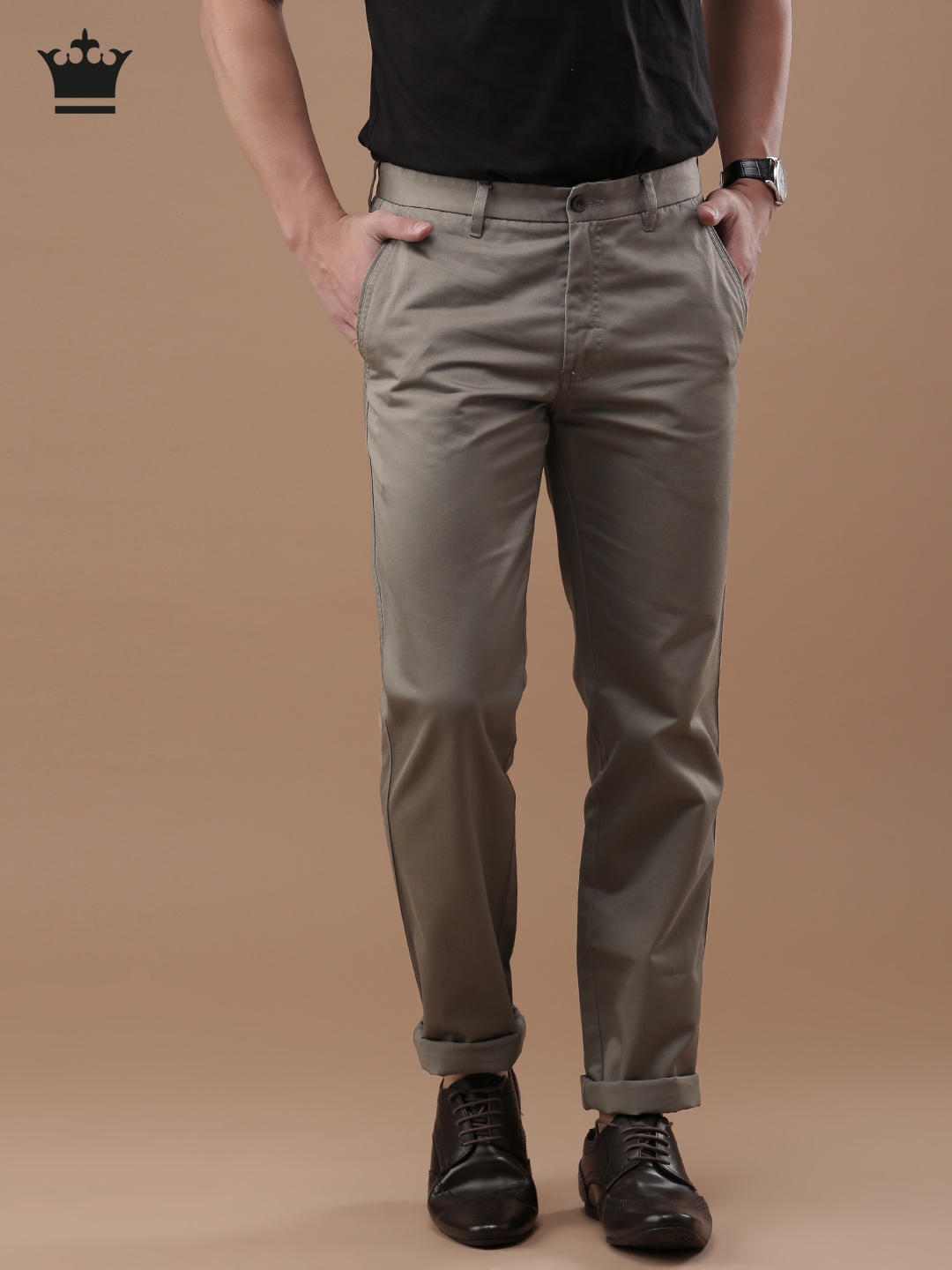 Buy Louis Philippe Black Slim Fit Self Pattern Flat front trouser for Mens  Online  Tata CLiQ