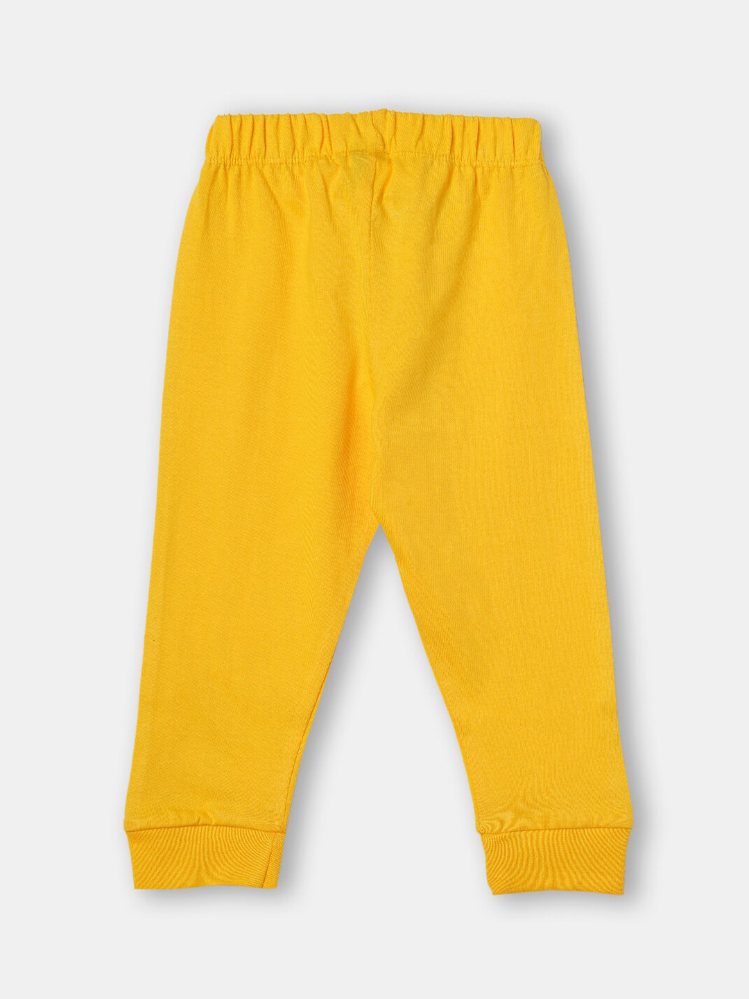 R&B Infants Boys Yellow Printed Joggers