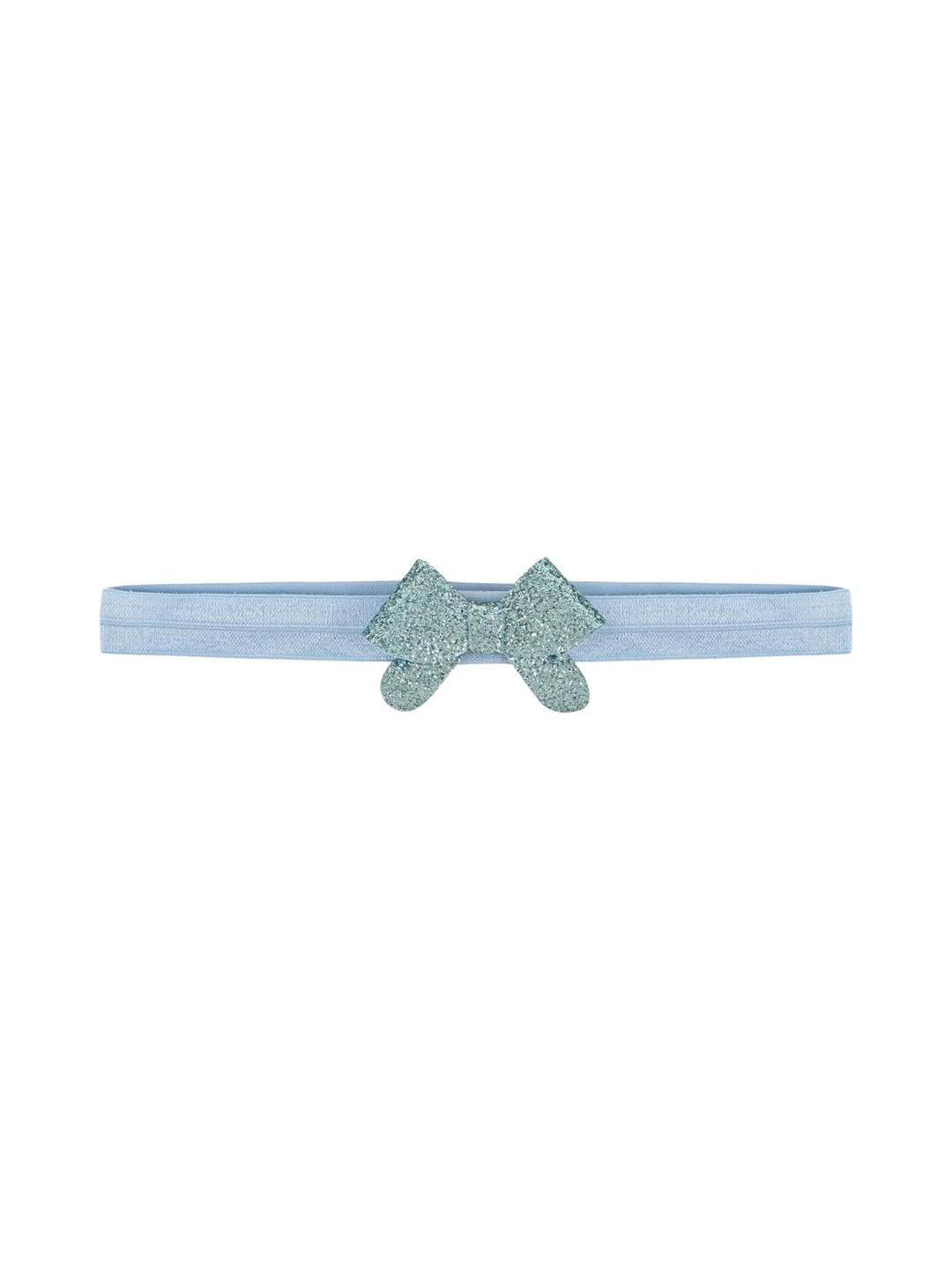 Aye Candy Girls Blue Glitter Tiny Bow Chill Wrap Headband