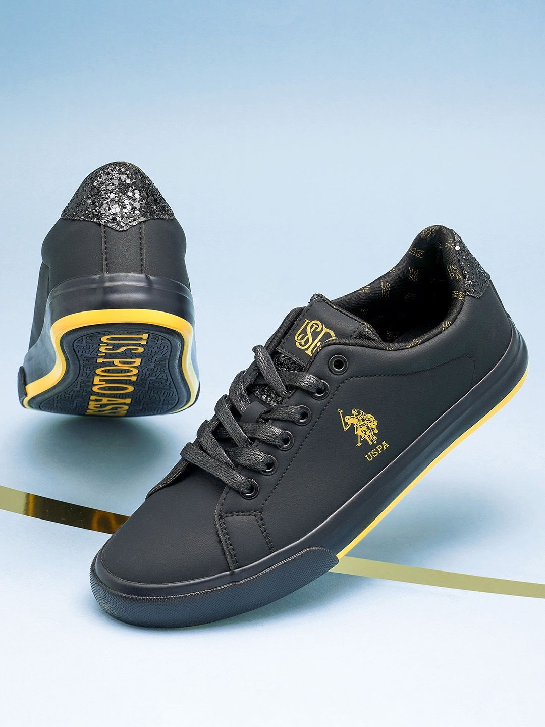 All black polo shoes hotsell