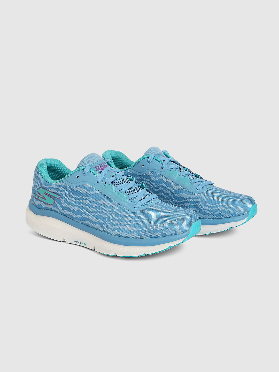 Skechers Women Blue GO RUN RIDE 10 Running Shoes