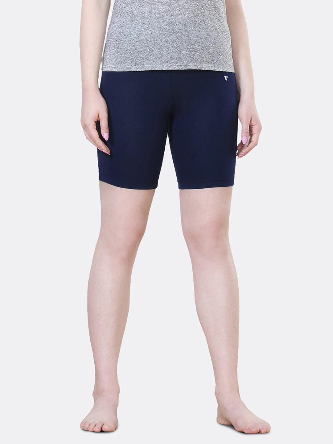 Van Heusen Women Deep Sea Navy Solid No Marks Waistband Tagless Comfort Undershorts