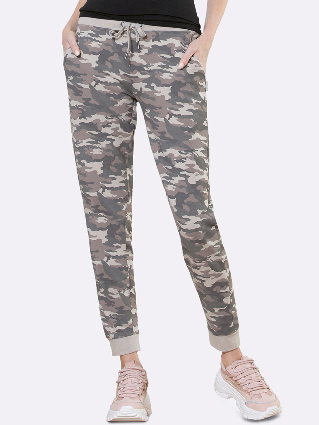 Van Heusen Women Plus Size Camouflage Printed Jogger