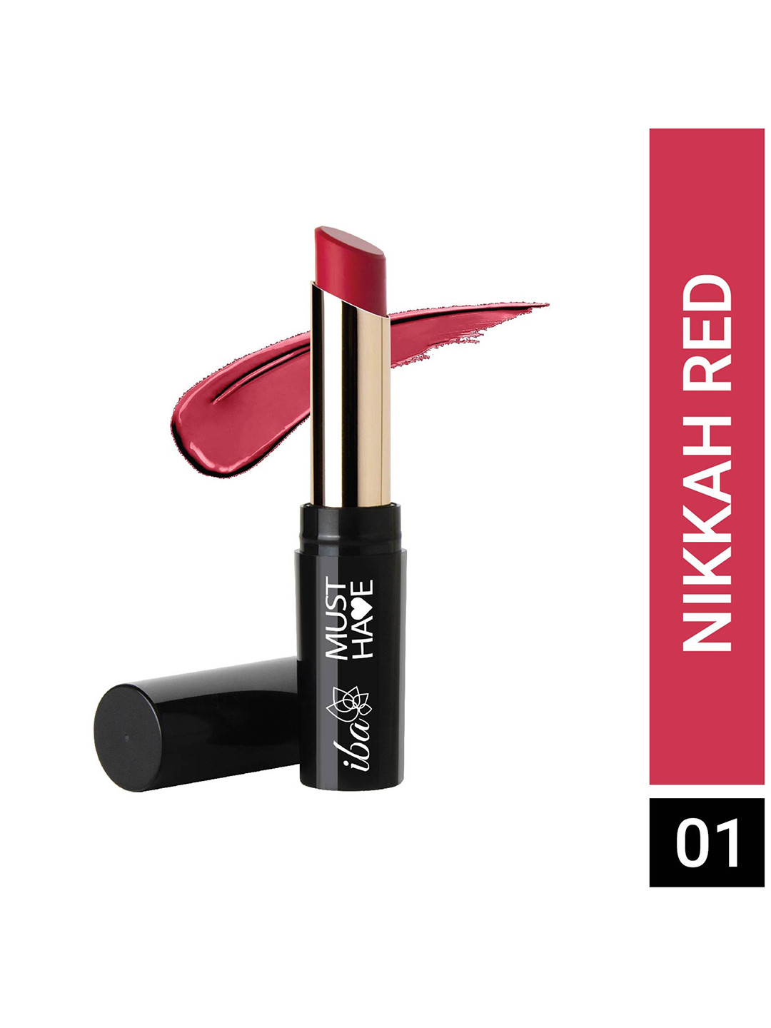 Iba Must Have Transfer Proof Ultra Matte Lipstick 3.2g - Nikkah Red 01